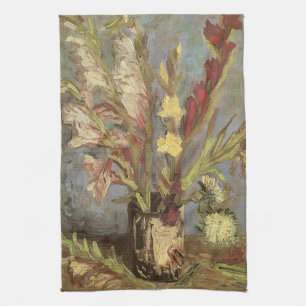 Vincent van Gogh - Still Life Vase with Gladioli Tea Towel