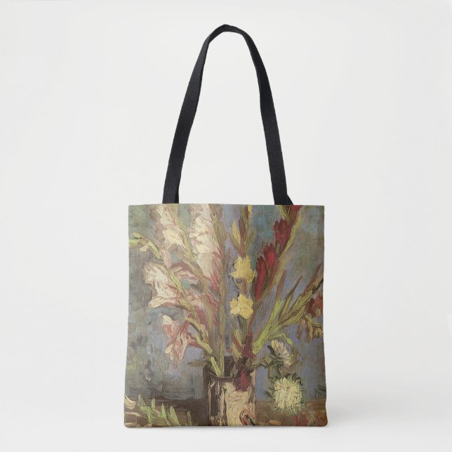 Vincent van Gogh - Still Life Vase with Gladioli Tote Bag (Front)