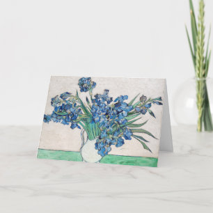 Vincent van Gogh - Still Life: Vase with Irises Card