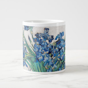 Vincent van Gogh - Still Life: Vase with Irises Large Coffee Mug