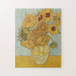 Vincent van Gogh Still Life Vase with Sunflowers Jigsaw Puzzle<br><div class="desc">Vincent van Gogh Still Life Vase with Sunflowers jigsaw puzzle</div>