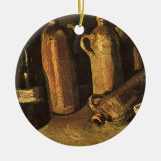 Vincent van Gogh - Still Life with 4 Stone Bottles Ceramic Tree Decoration