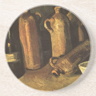 Vincent van Gogh - Still Life with 4 Stone Bottles Coaster