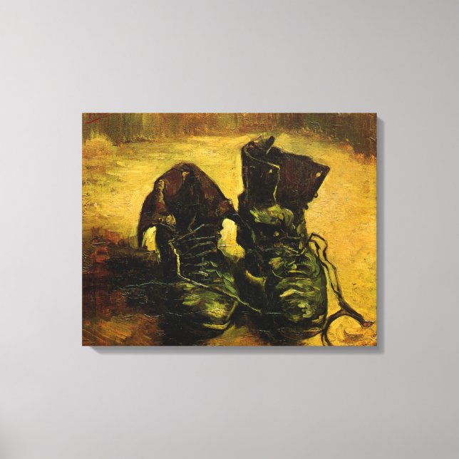 Vincent van Gogh - Still Life with a Pair of Shoes Canvas Print (Front)