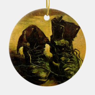 Vincent van Gogh - Still Life with a Pair of Shoes Ceramic Tree Decoration