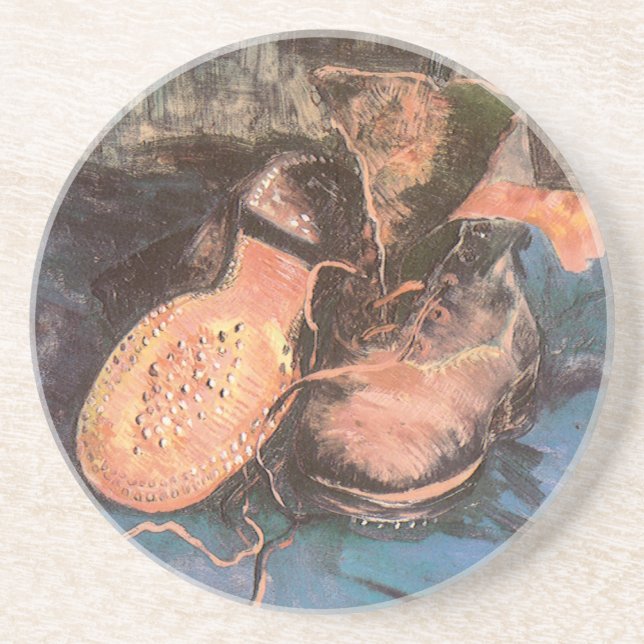 Vincent van Gogh - Still Life with a Pair of Shoes Coaster (Front)
