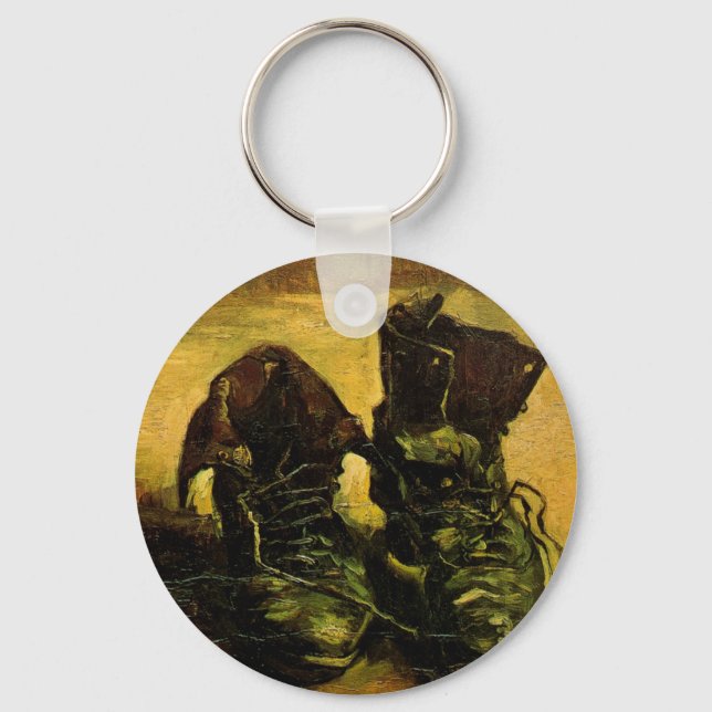 Vincent van Gogh - Still Life with a Pair of Shoes Key Ring (Front)