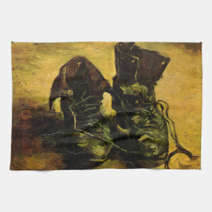 Vincent van Gogh - Still Life with a Pair of Shoes Tea Towel