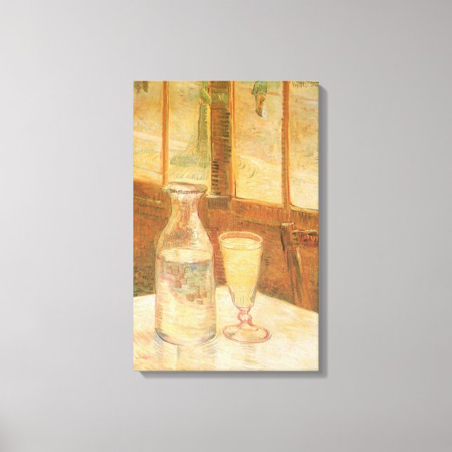 Vincent van Gogh - Still Life with Absinthe Canvas Print (Front)