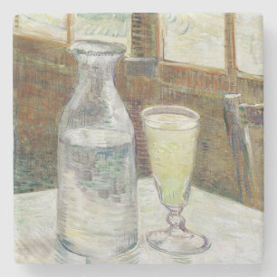Vincent Van Gogh Still Life With Absinthe Fine Art Stone Coaster