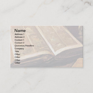 Vincent Van Gogh - Still Life With Bible Business Card