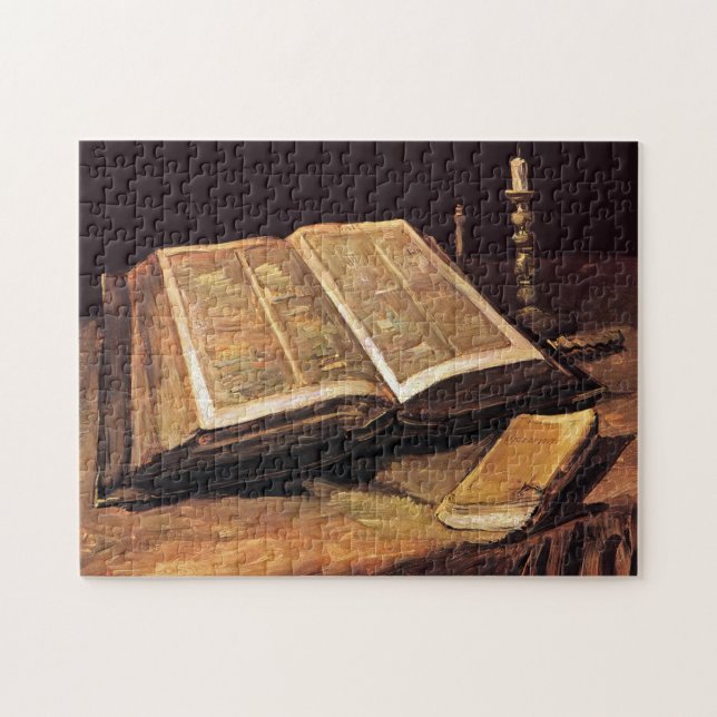 Vincent Van Gogh - Still Life With Bible Jigsaw Puzzle (Horizontal)