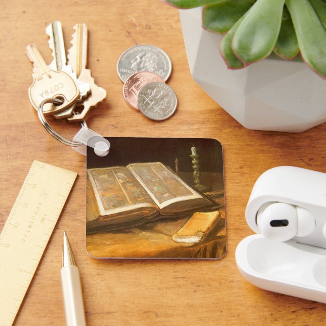 Vincent van Gogh - Still Life with Bible Key Ring (Desk)