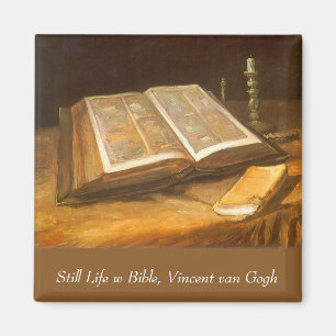 Vincent van Gogh - Still Life with Bible Magnet