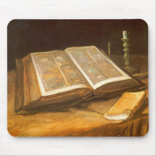 Vincent van Gogh - Still Life with Bible Mouse Mat