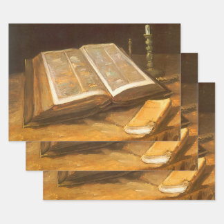 Vincent van Gogh - Still Life with Bible Wrapping Paper Sheet
