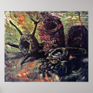 Vincent Van Gogh - Still Life With Birds Nests Poster