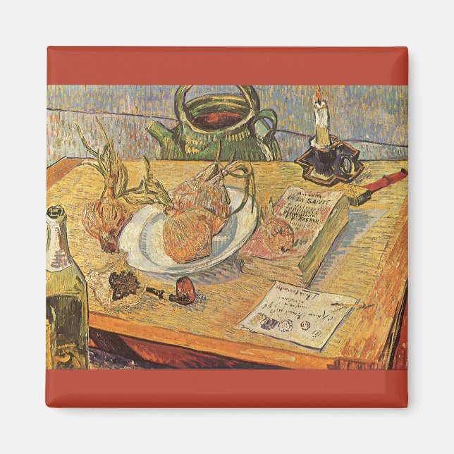 Vincent van Gogh - Still Life with Drawing Board Magnet (Front)