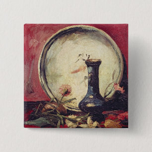 Vincent van Gogh Still Life with Flowers, c.1886 15 Cm Square Badge