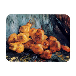 Vincent Van Gogh - Still Life With Pears Fine Art Magnet
