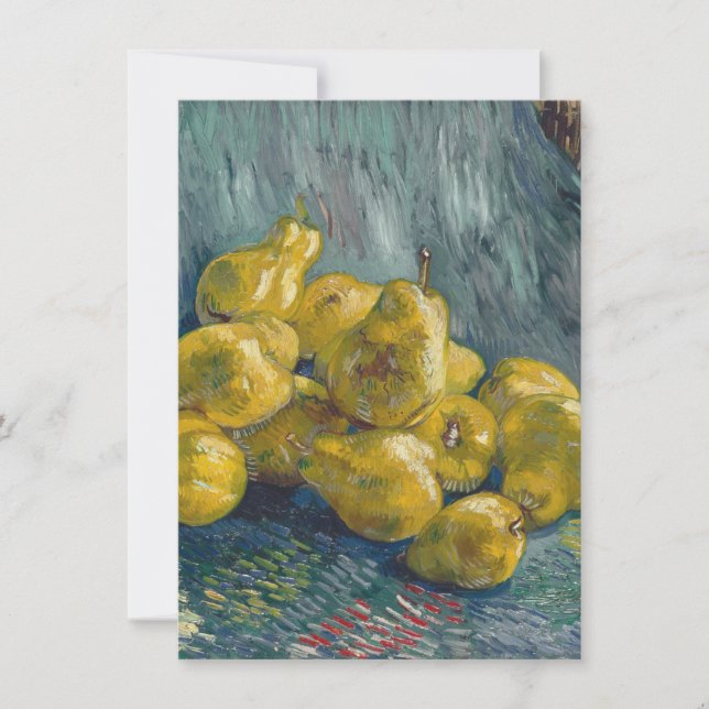 Vincent Van Gogh - Still Life with Pears Thank You Card (Front)