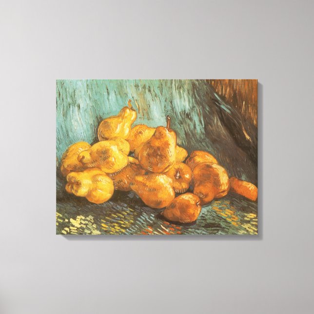 Vincent van Gogh - Still Life with Quince Pears Canvas Print (Front)