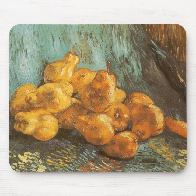 Vincent van Gogh - Still Life with Quince Pears Mouse Mat (Front)