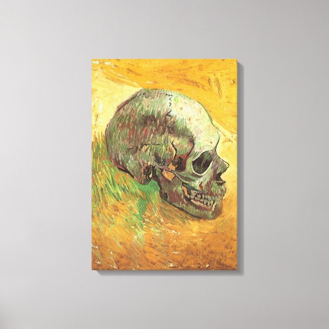Vincent van Gogh - Still Life with Skull Canvas Print (Front)