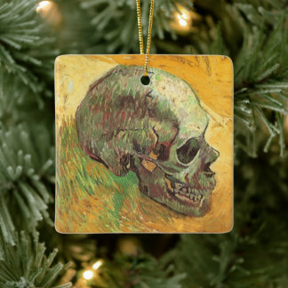 Vincent van Gogh - Still Life with Skull Ceramic Ornament
