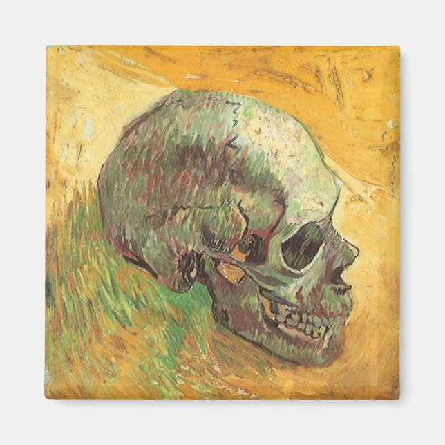 Vincent van Gogh - Still Life with Skull Magnet (Front)