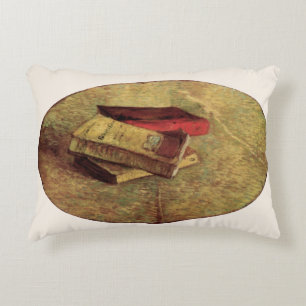 Vincent van Gogh - Still Life with Three Books Decorative Cushion