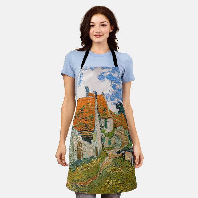 Vincent van Gogh - Street in Auvers-sur-Oise Apron (Worn)
