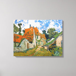 Vincent van Gogh - Street in Auvers-sur-Oise Canvas Print