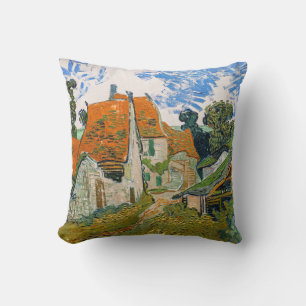 Vincent van Gogh - Street in Auvers-sur-Oise Cushion