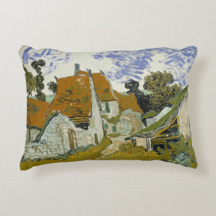 Vincent van Gogh - Street in Auvers-sur-Oise Decorative Cushion