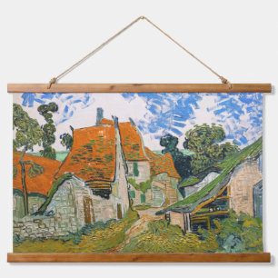 Vincent van Gogh - Street in Auvers-sur-Oise Hanging Tapestry