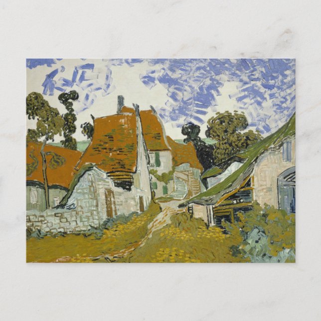 Vincent van Gogh - Street in Auvers-sur-Oise Postcard (Front)