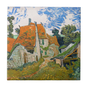 Vincent van Gogh - Street in Auvers-sur-Oise Tile