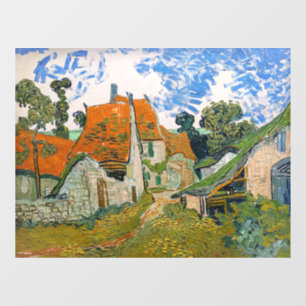 Vincent van Gogh - Street in Auvers-sur-Oise Window Cling