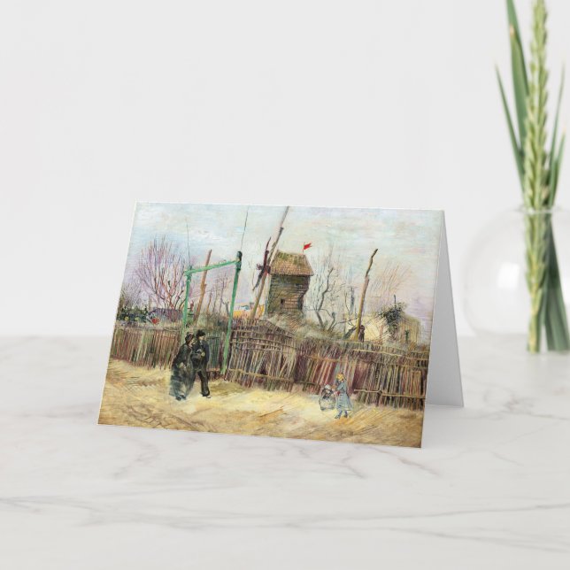 Vincent van Gogh - Street Scene in Montmartre Card (Front)