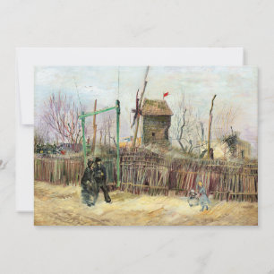 Vincent van Gogh - Street Scene in Montmartre Invitation