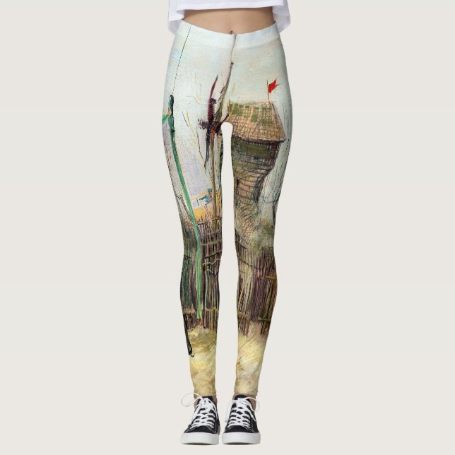 Vincent van Gogh - Street Scene in Montmartre Leggings (Front)