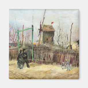Vincent van Gogh - Street Scene in Montmartre Magnet