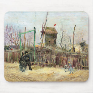 Vincent van Gogh - Street Scene in Montmartre Mouse Mat