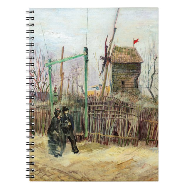Vincent van Gogh - Street Scene in Montmartre Notebook (Front)