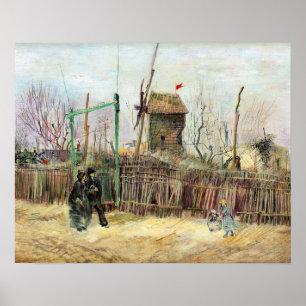 Vincent van Gogh - Street Scene in Montmartre Poster