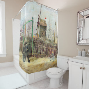 Vincent van Gogh - Street Scene in Montmartre Shower Curtain