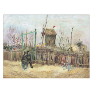 Vincent van Gogh - Street Scene in Montmartre Tablecloth