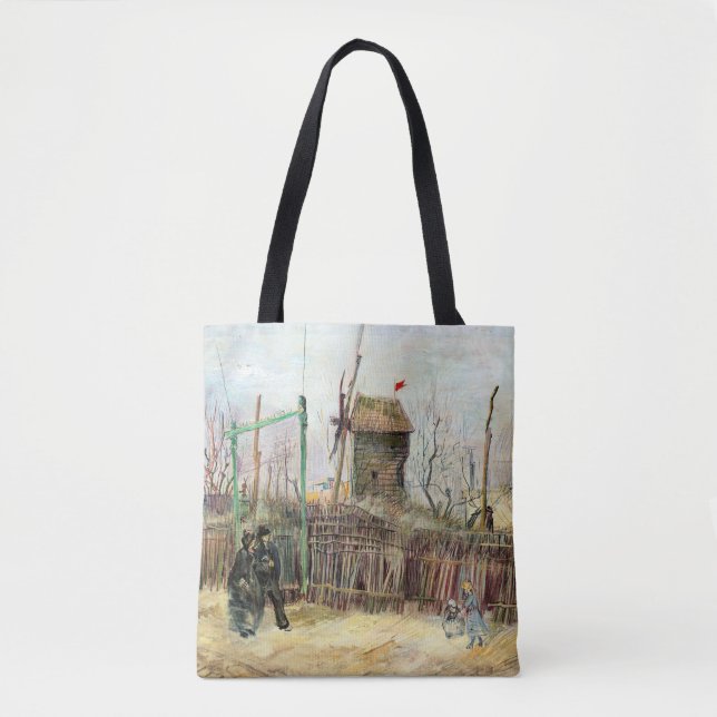 Vincent van Gogh - Street Scene in Montmartre Tote Bag (Front)