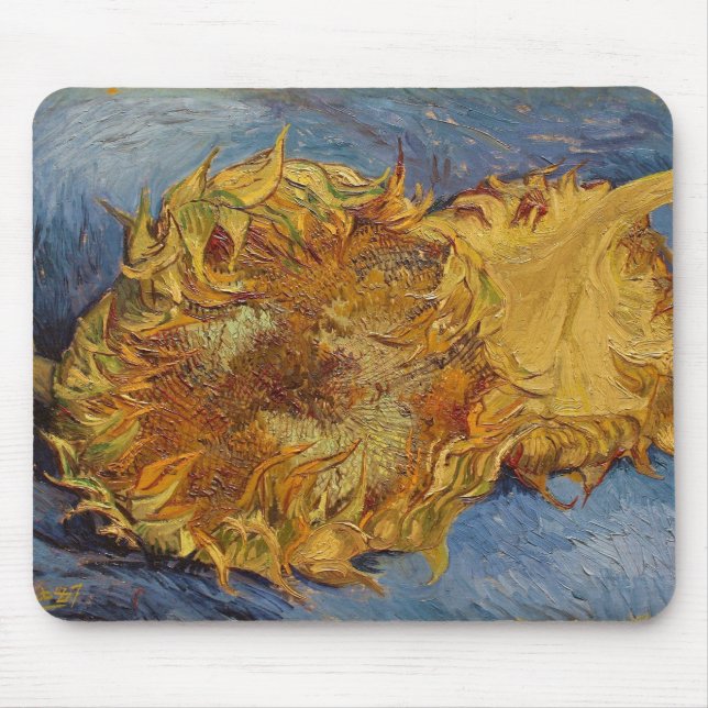 Vincent van Gogh | Sunflowers, 1887 Mouse Mat (Front)